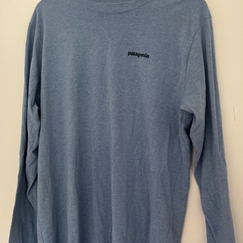 Light blue long sleeve t-shirt