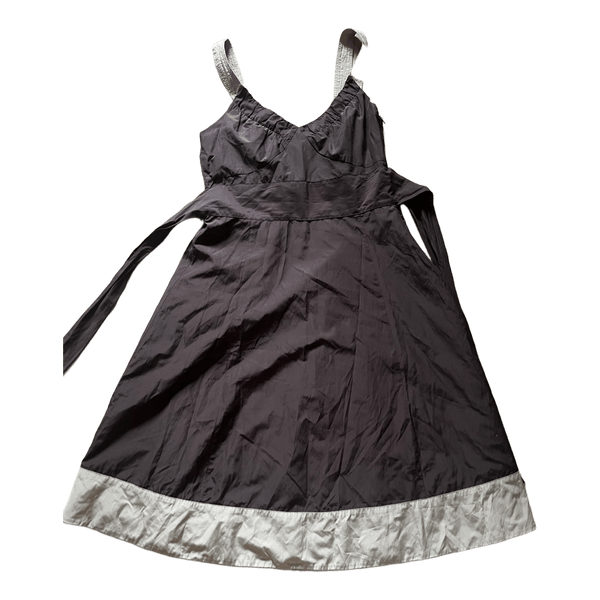 Reserved brown midi dress
