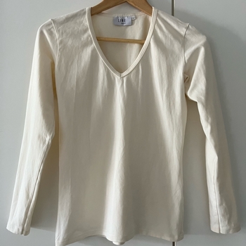 Long sleeve v-neck top