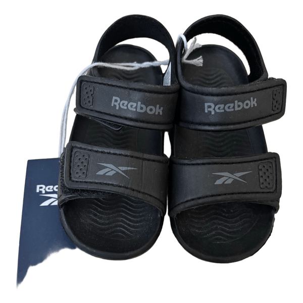 Reebok black sandals