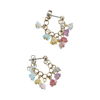 Kultaiset kukkakorvakorut