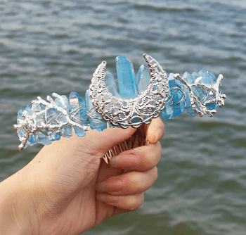 Crystal crown headband