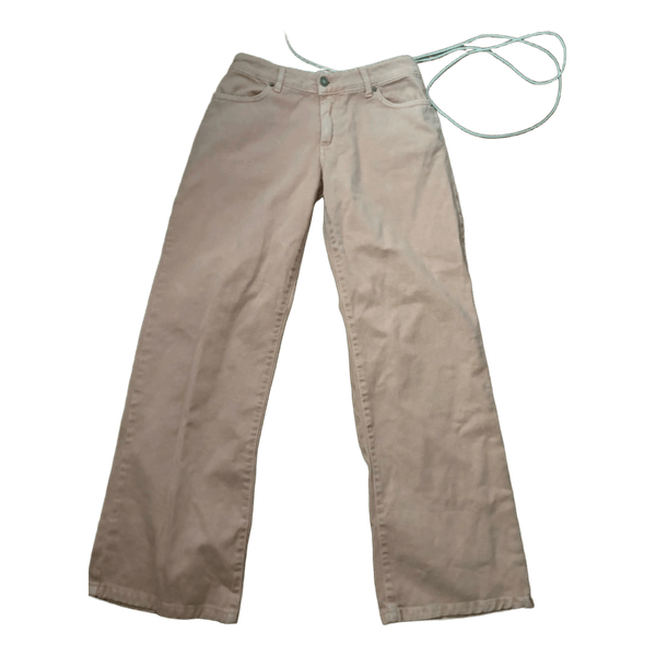 Lyserøde wide leg jeans