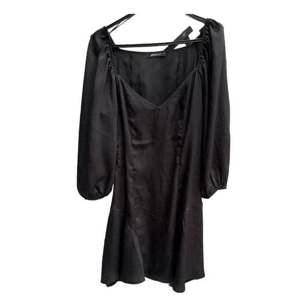 Black mini dress