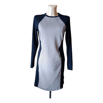 Black and brown dress