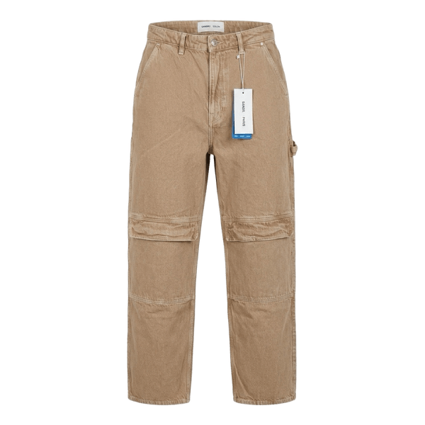 Beige cargo jeans