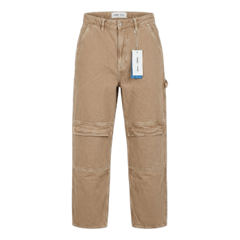 Beige cargo jeans