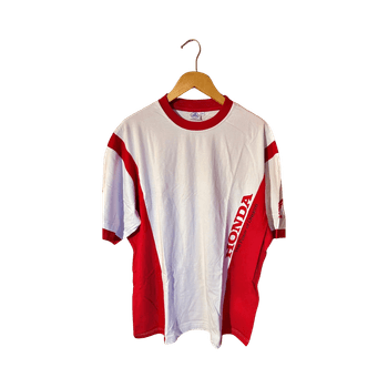 Red and white Honda t-shirt