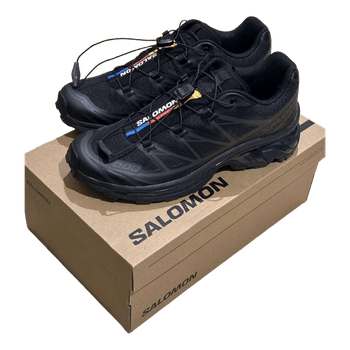 Black Salomon xt6 black sneakers