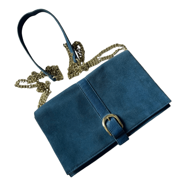 Pieces blue crossbody bag