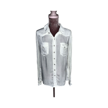 True Religion White Button-Up Shirt