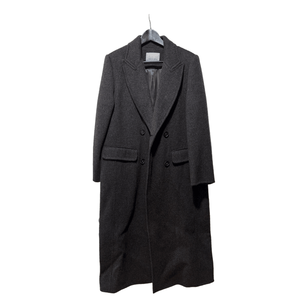 Dark brown wool coat