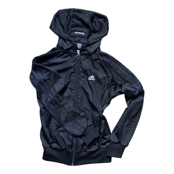 Adidas black zip hoodie
