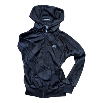 Adidas black zip hoodie