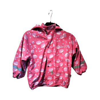 Fleecevuorattu sadetakki