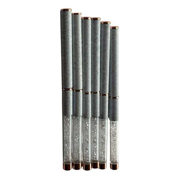 Marble nail brush set