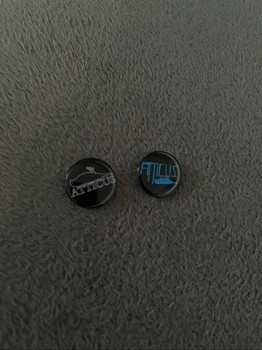 Atticus badge pin set