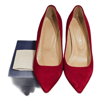 Punaiset Moda di Fausto -korkokengät