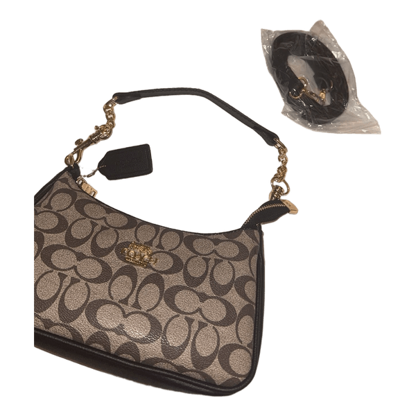 Coach monogram shoulder bag