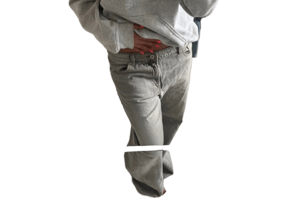 Grå jeans