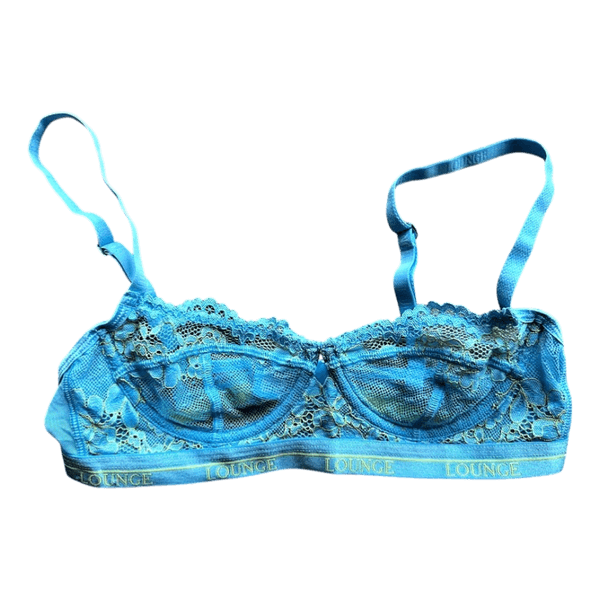 Lounge Underwear Blossom Balcony Bra Blue 32B / 70B – Like New