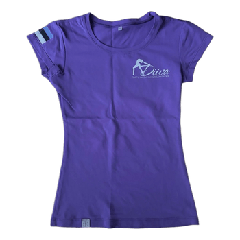 Purple sports t-shirt