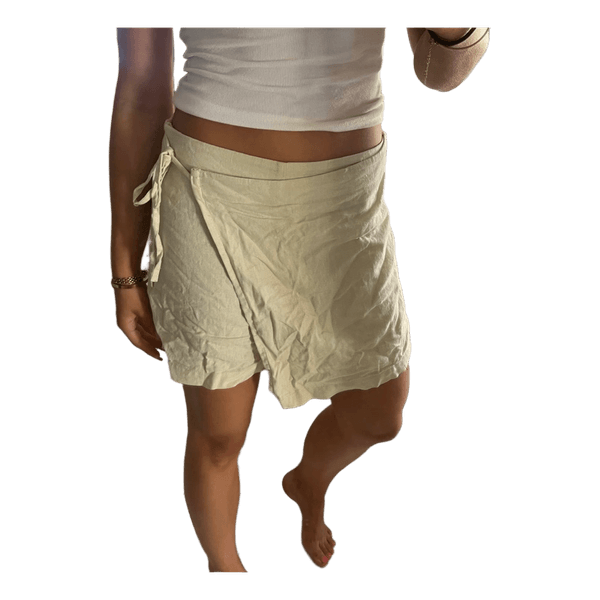 Beige slå-om skort
