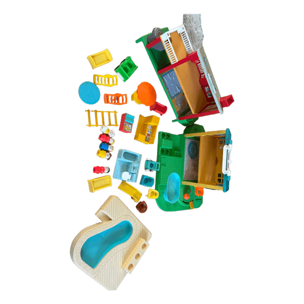 Fisher-Price dukkehus med tilbehør