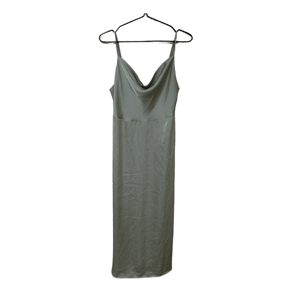 Vila sage green slip dress