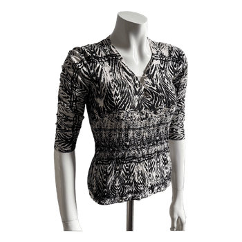 August Silk patterned top