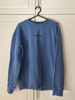 sininen Cottonfieldin collegepaita
