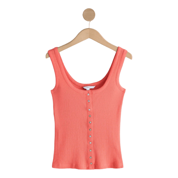 Coral pink tank top