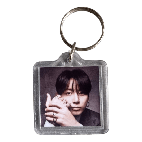 BTS Jungkook nøglering Dobbeltsidet