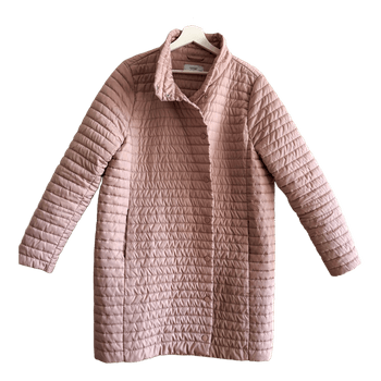 Pink quilted jacket