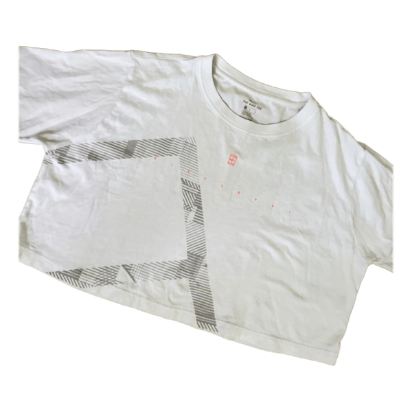White Nike cropped t-shirt
