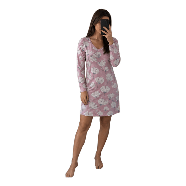 Floral long sleeve nightdress