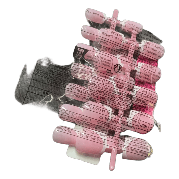 Pink press on nails