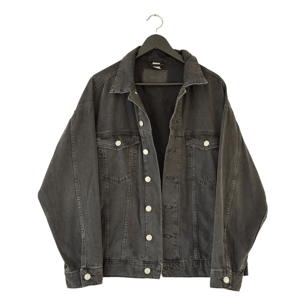 Black denim jacket