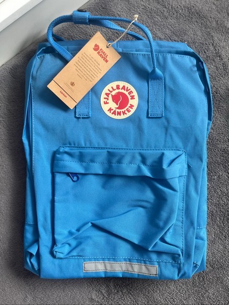 Blue Fjällräven Kanken backpack