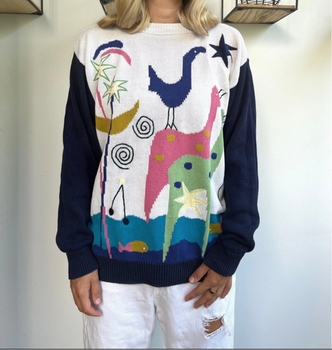 Vintage neule koko M/L