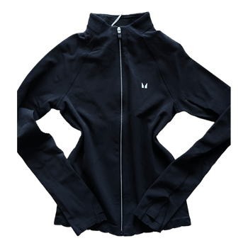 Black sports zip up jacket