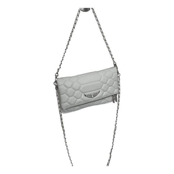 White shoulder bag