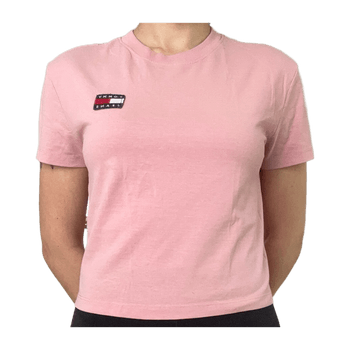 Tommy Jeans pinkki t-paita S – logo / basic / casual 