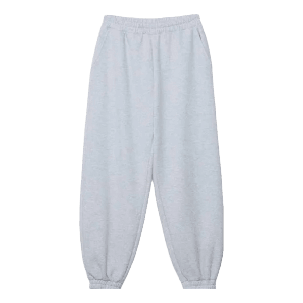 Grey jogger sweatpants