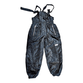 Black winter overalls