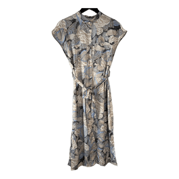 Moves patterned midi dress