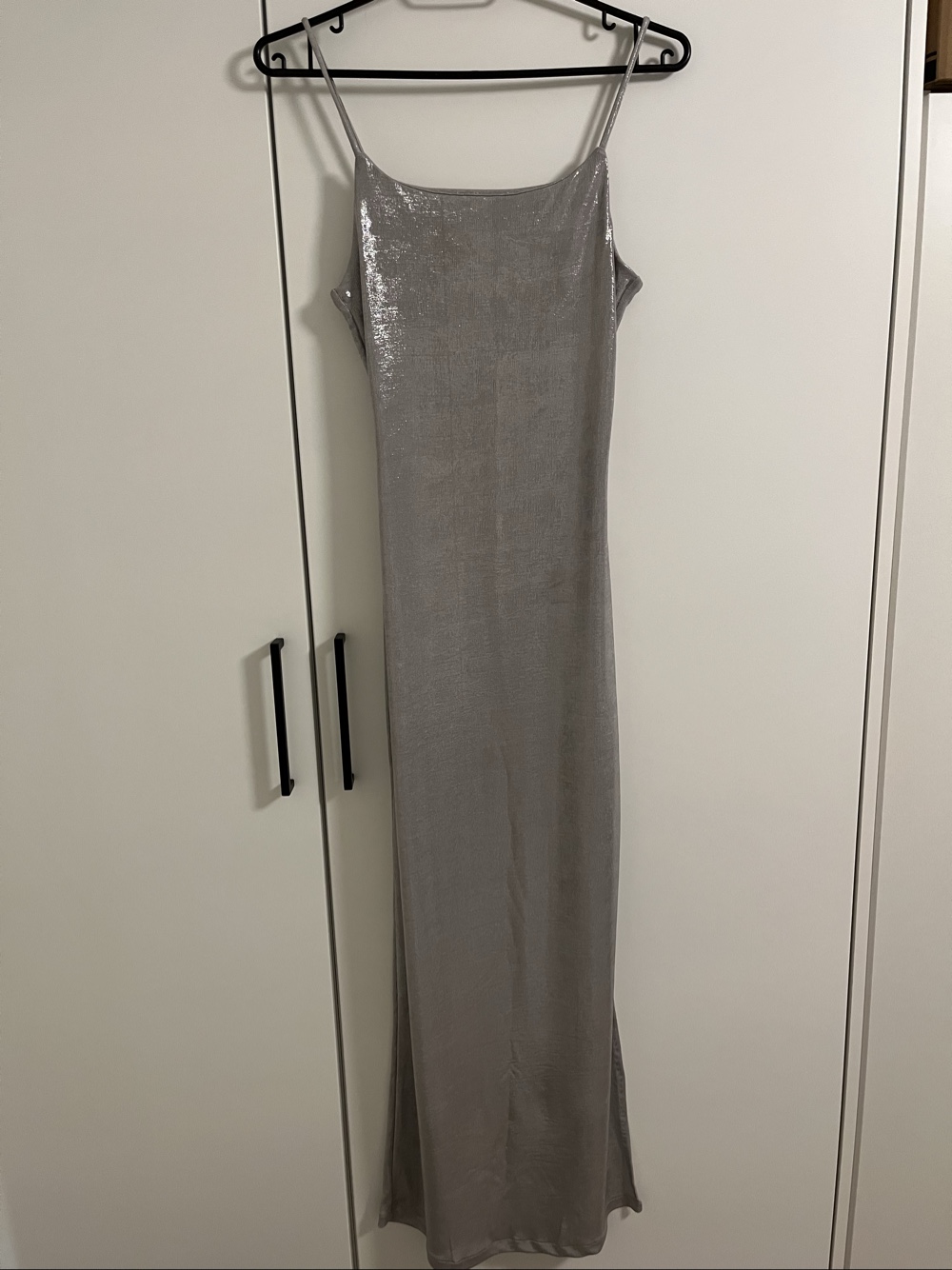 cos striped sequin dress COS Striped Sequinned Slip Dress