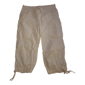 Valkoiset caprimittaiset urheiluhousut H&M sport