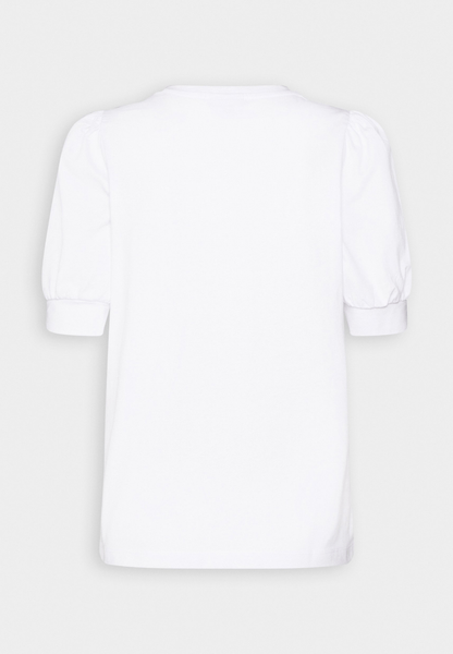 O-neck top White