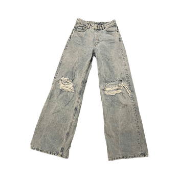 Siniset leveälahkeiset farkut